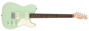 037-7030-557 Squier Paranormal Baritone Carbronita Telecaster Electric Guitar Surf Green